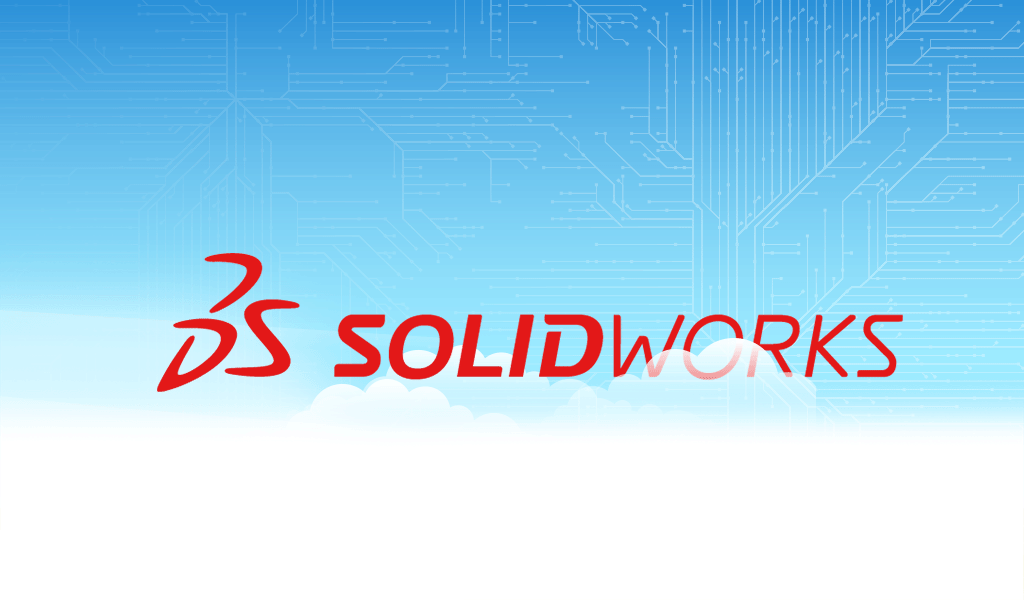 Solidworks Logo in the clouds