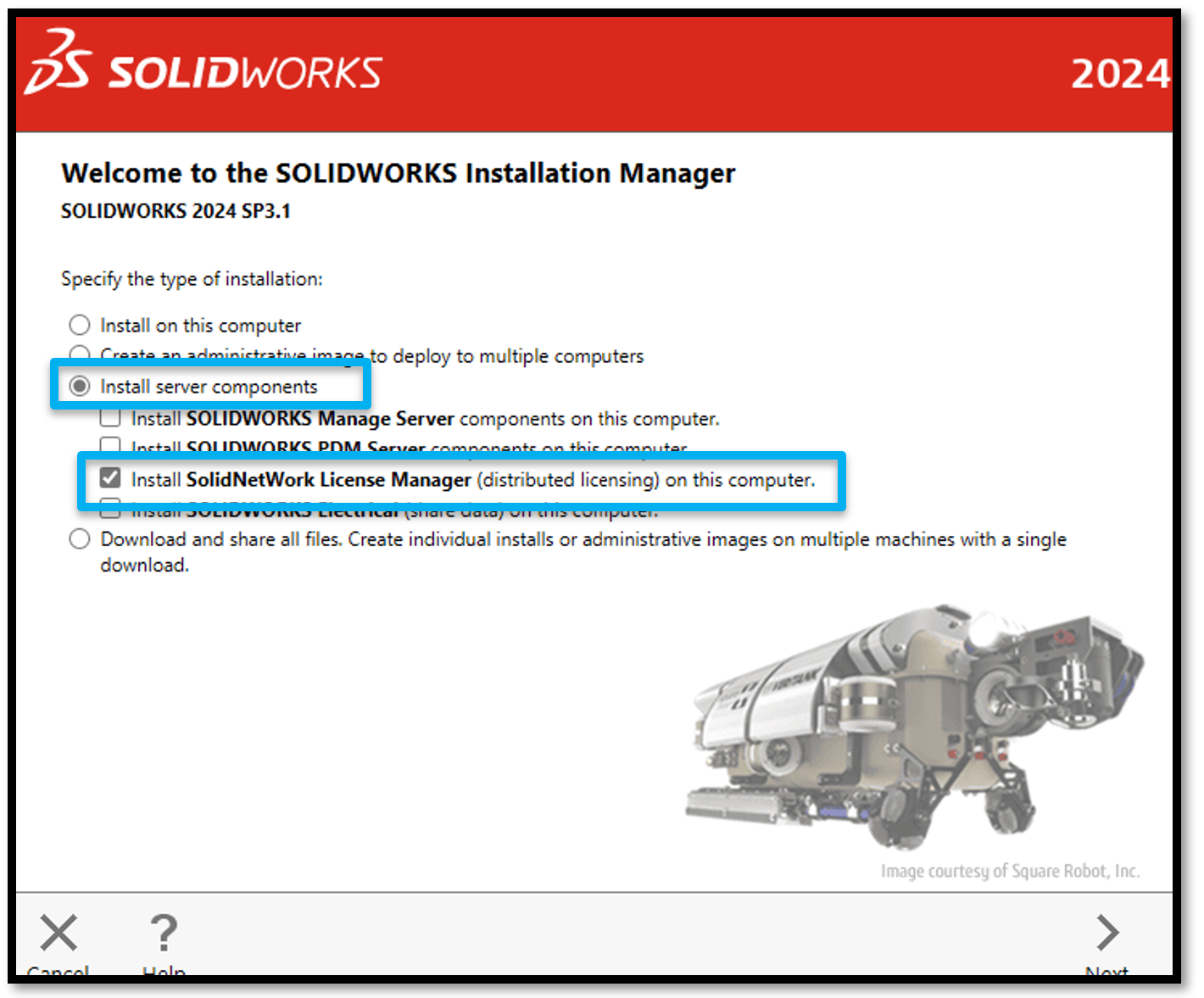 SolidNetWork License Manager Installation 