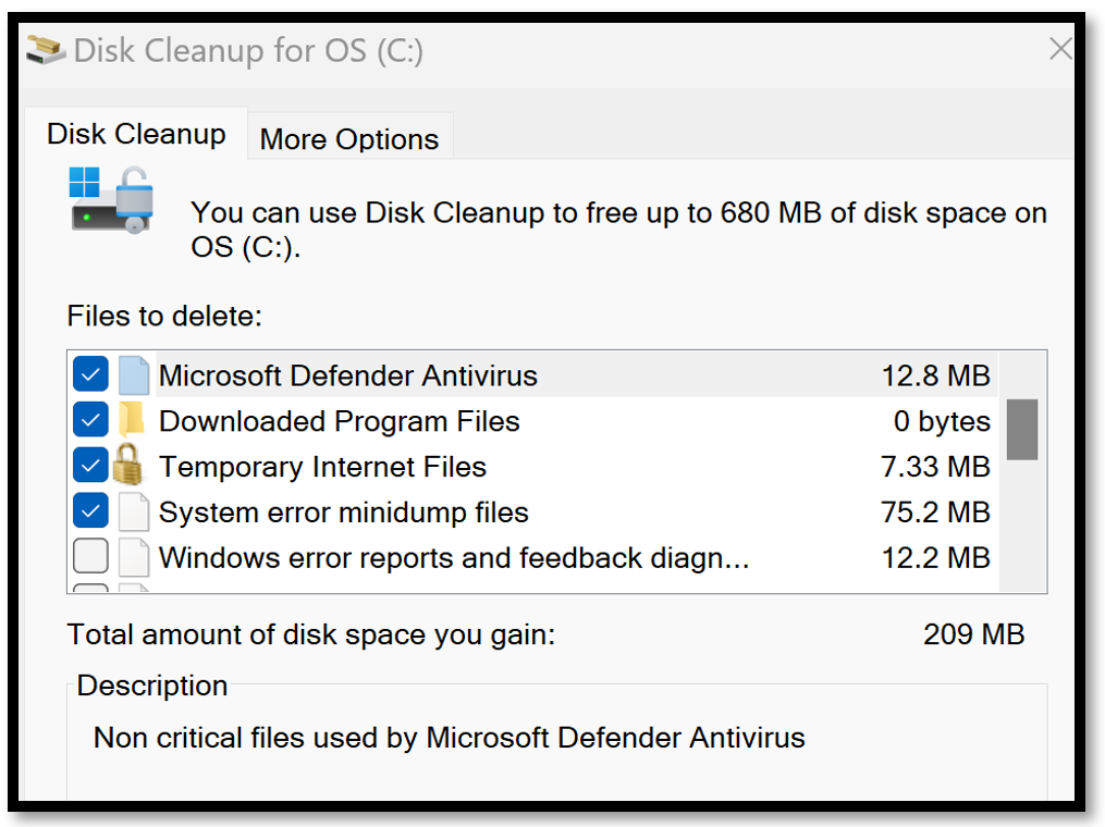 Disk Cleanup for X Drive 2