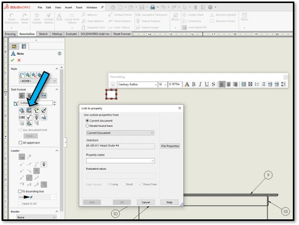 Custom Property Automation Solidworks