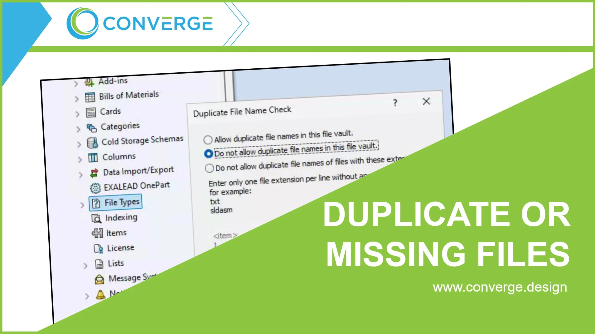 duplicate files header