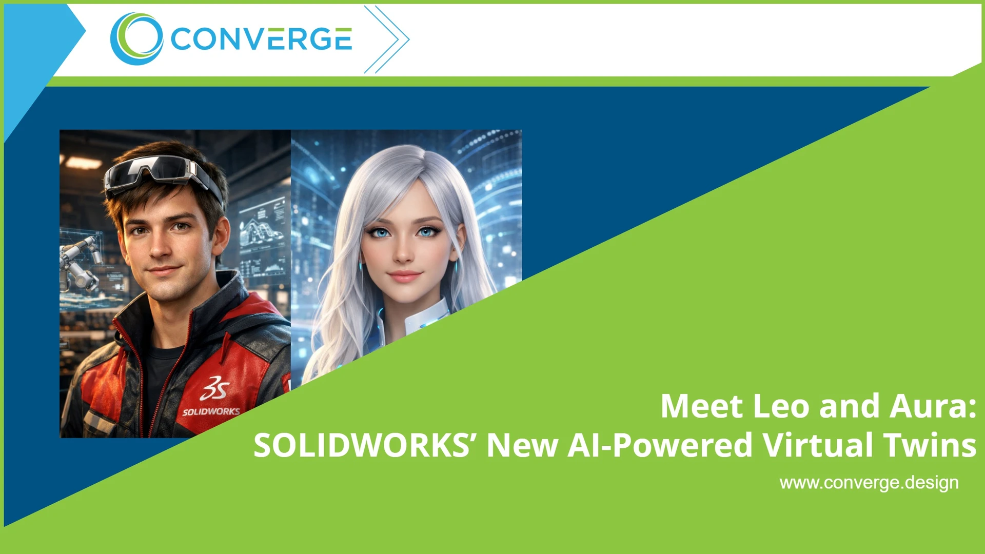 AI-Assisted CAD 3DEXPERIENCE - Leo and Aura Virtual Twins