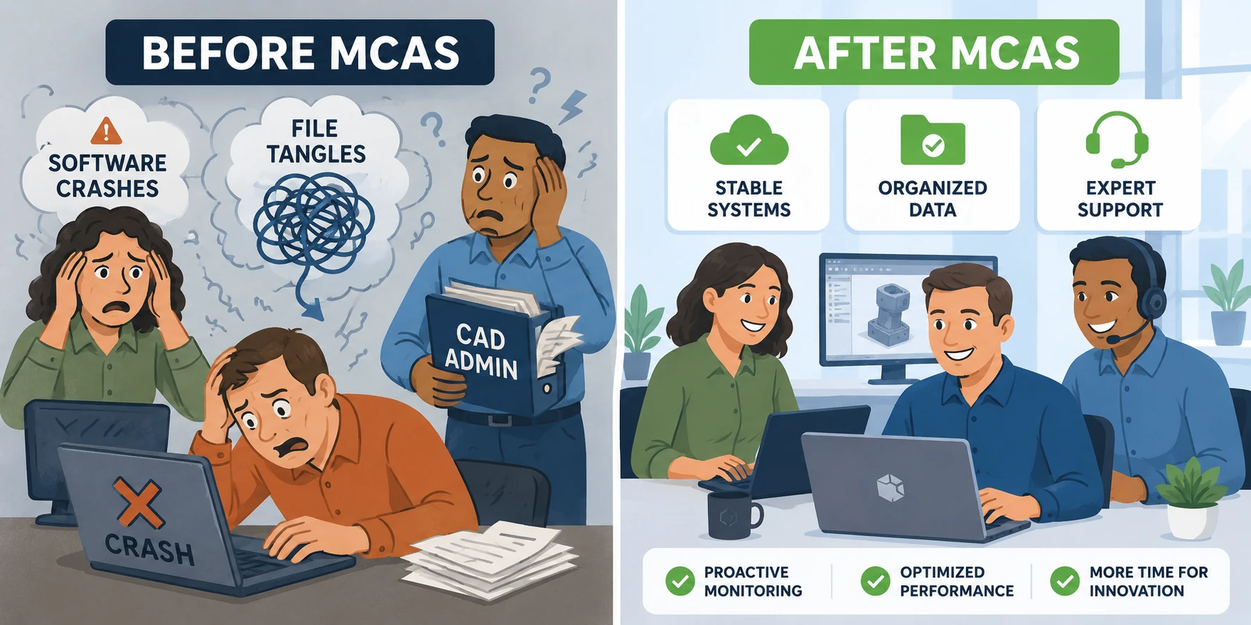 before MCAS after MCAS
